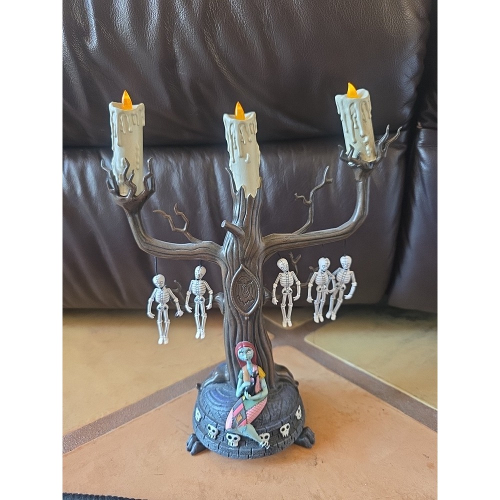 Disney Tim Burton The Nightmare Before Christmas Candelabra With Flameless Light